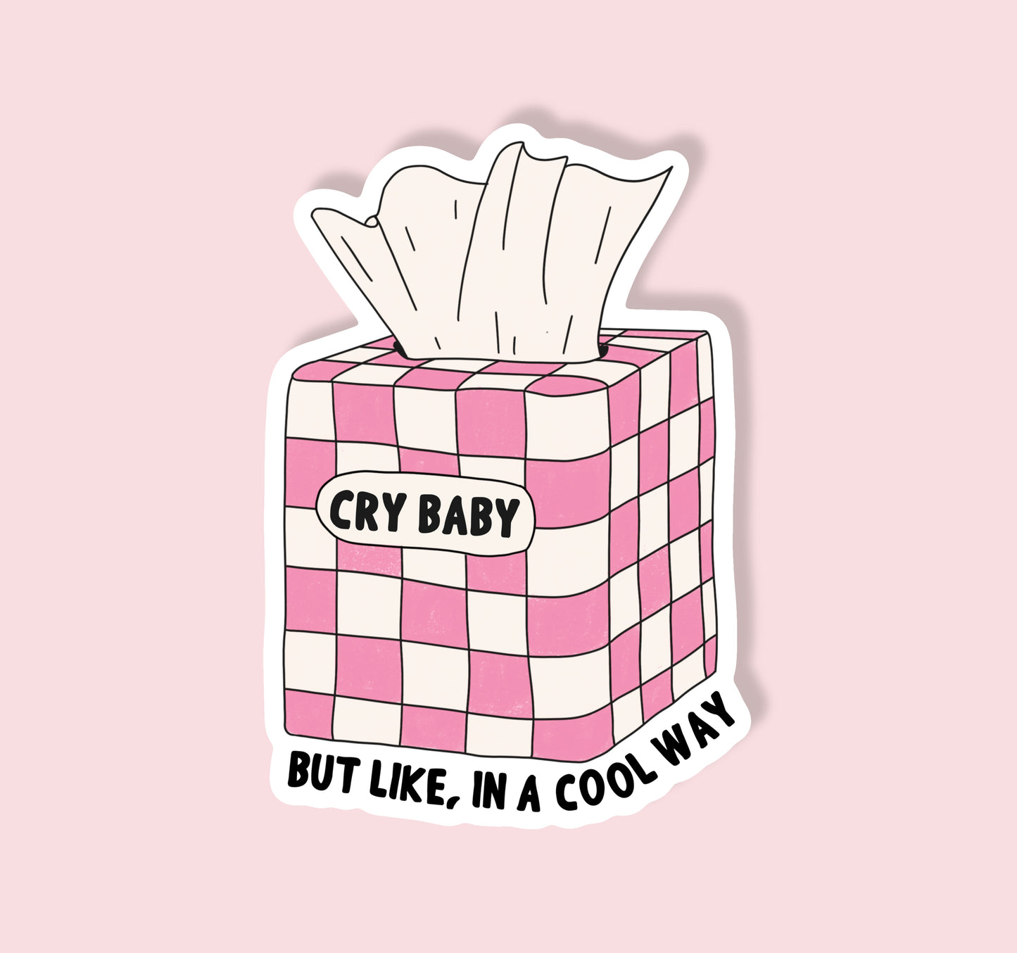Cry Baby Sticker
