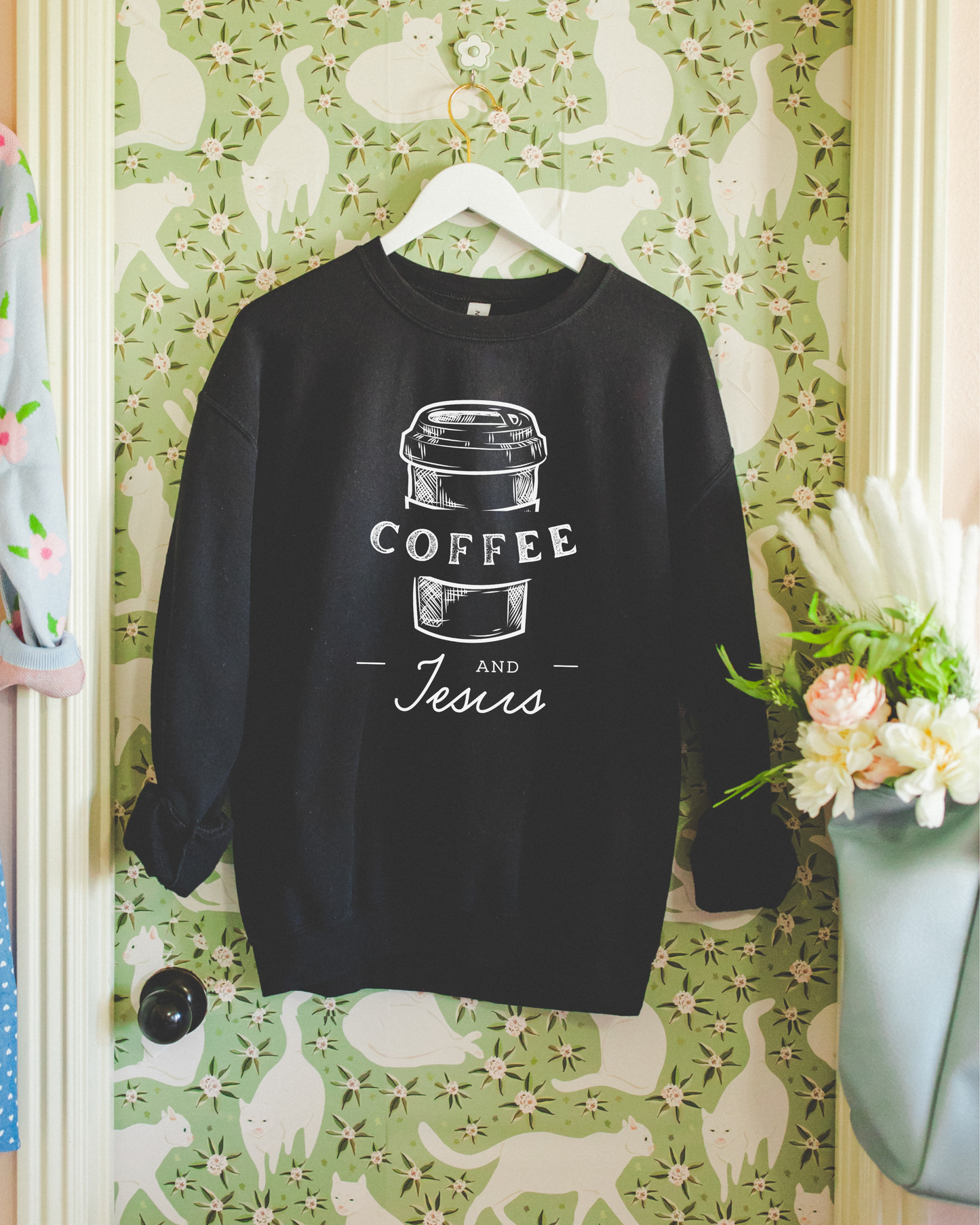 Coffee & Jesus Crewneck