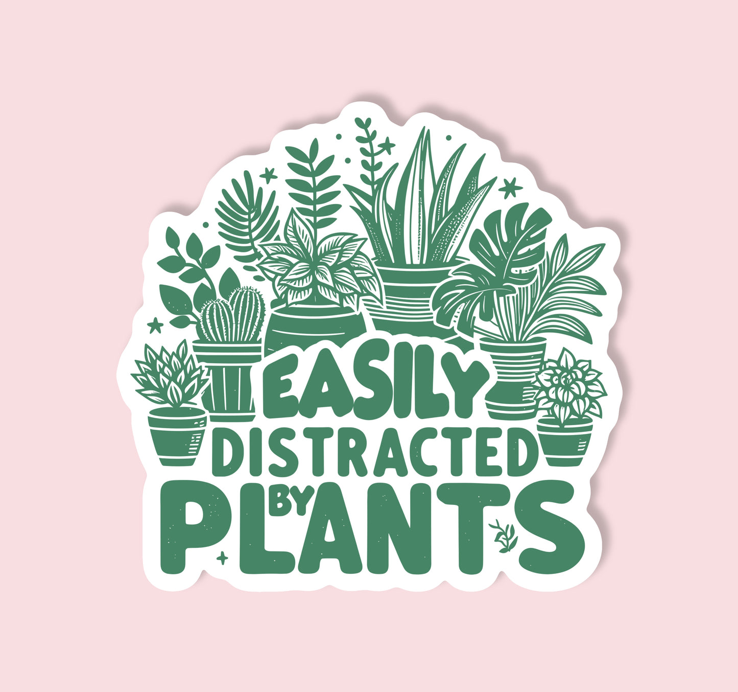 Easily Distracted Sticker