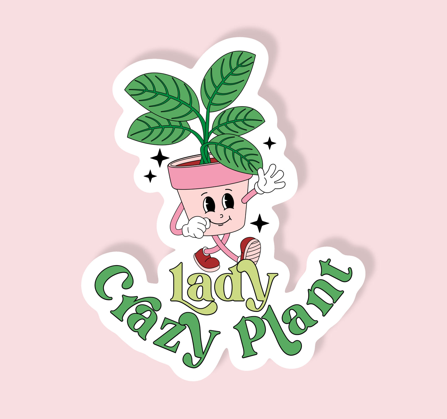 Crazy Plant Lady Sticker