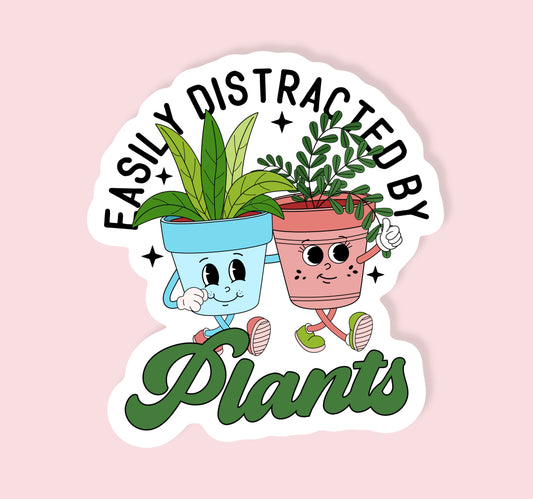 Easily Distracted Sticker