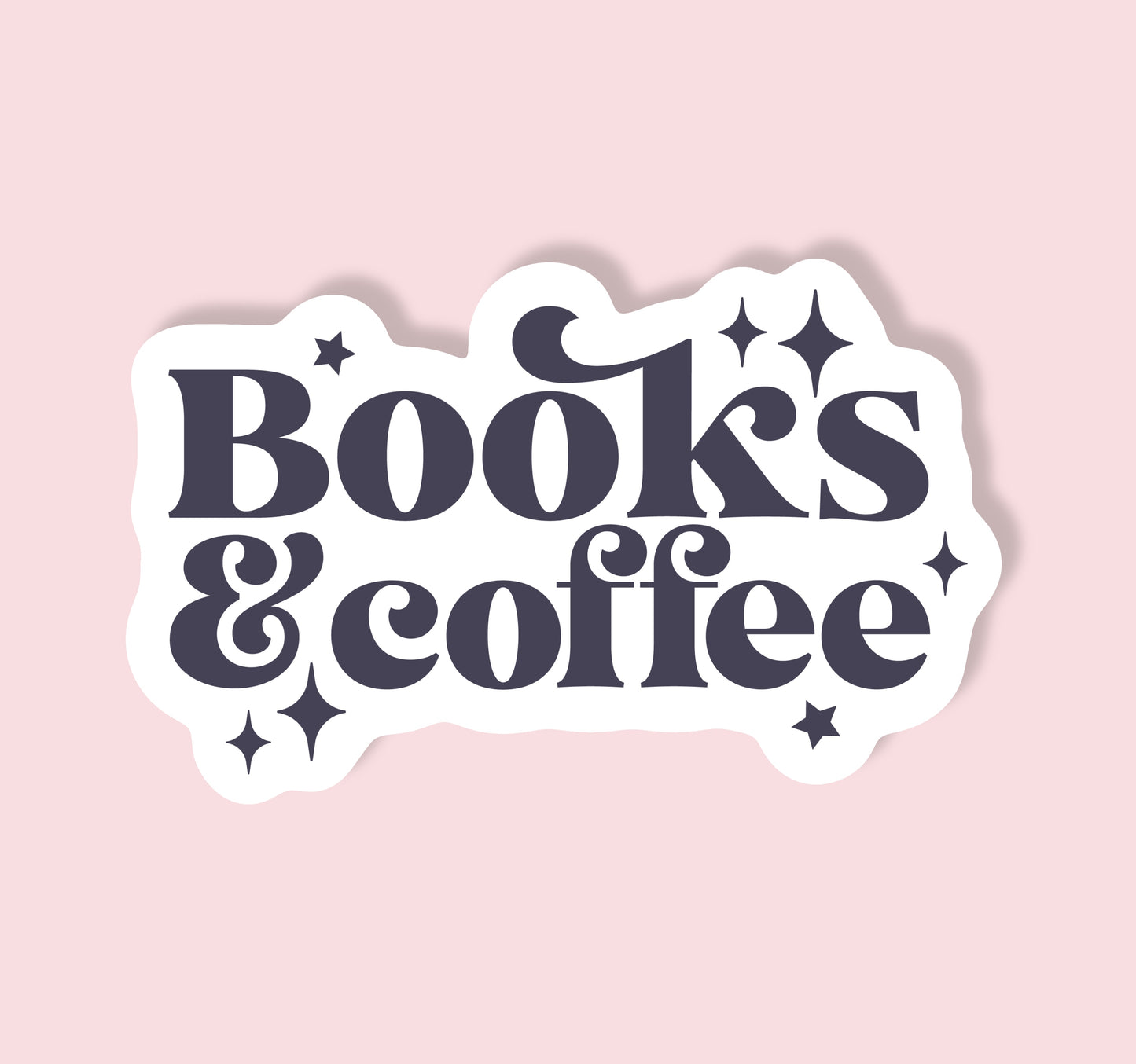 Books & Coffee Sticker